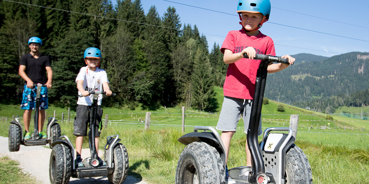 Geführte Segway-Touren in Flachau mit Hermann Maier Adventures